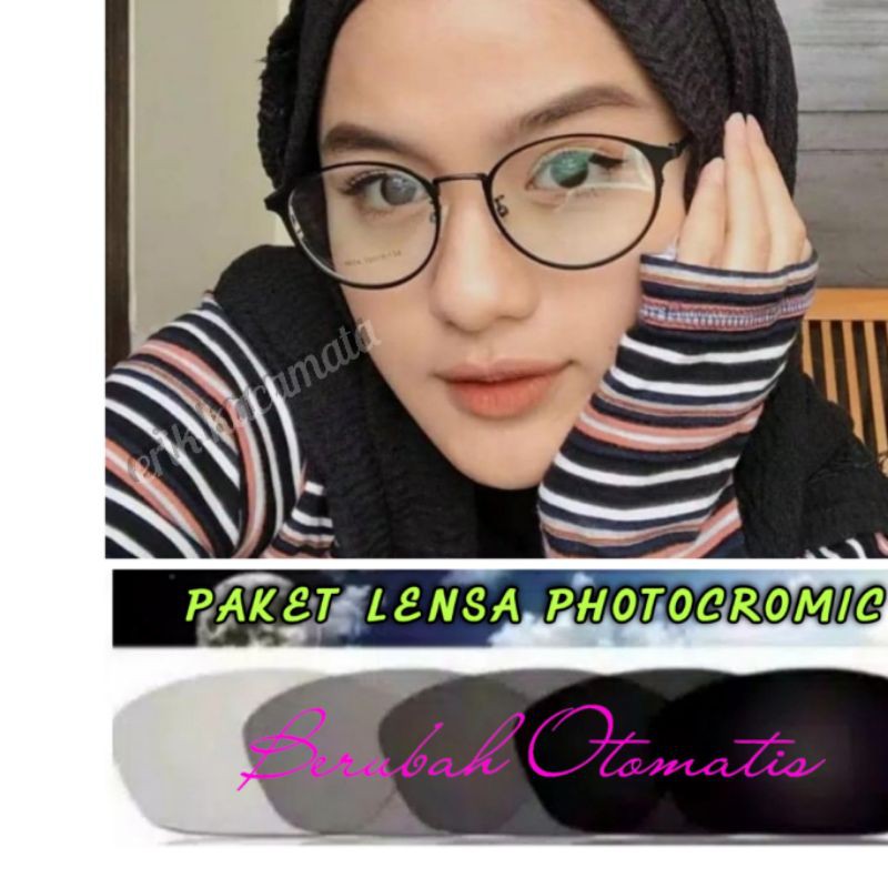 Frame kacamata retro vintage besi classic 9614