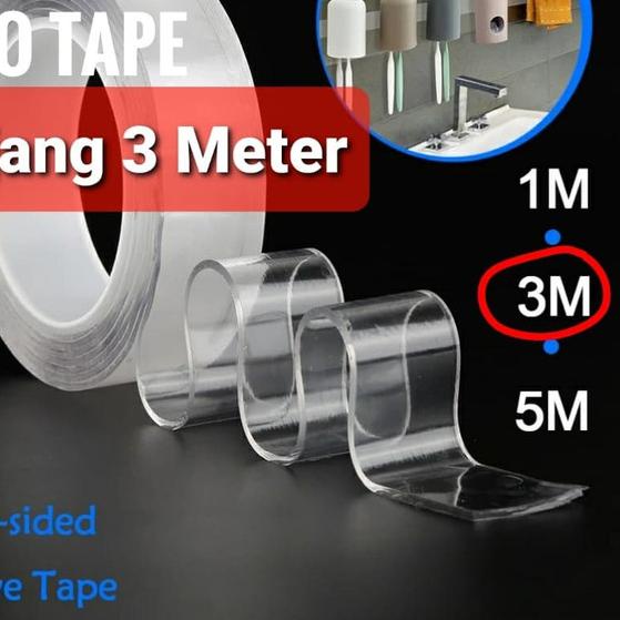 

✈ Ultimate Magic Nano Tape Omextra 3Meter 2mmx3cm Doubletape Transparan - 3 meter ☞