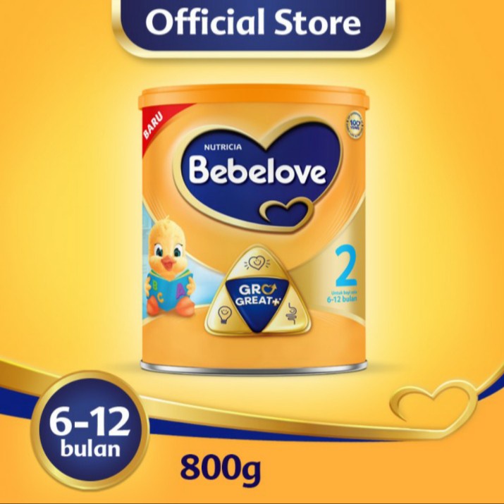 BEBELOVE 2 SUSU FORMULA BAYI USIA 6-12 BULAN