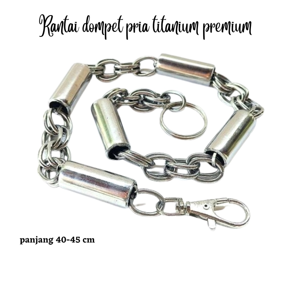 RANTAI DOMPET PRIA TITANIUM PREMIUM,RANTAI DOMPET PRIA,RANTAI DOMPET PRIA ANTI KARAT,RANTAI DOMPET B