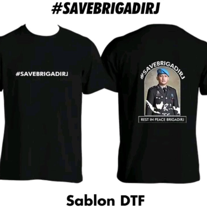 KAOS DISTRO GAMBAR BRIGADIR J PAKAIAN PRIA DAN WANITA