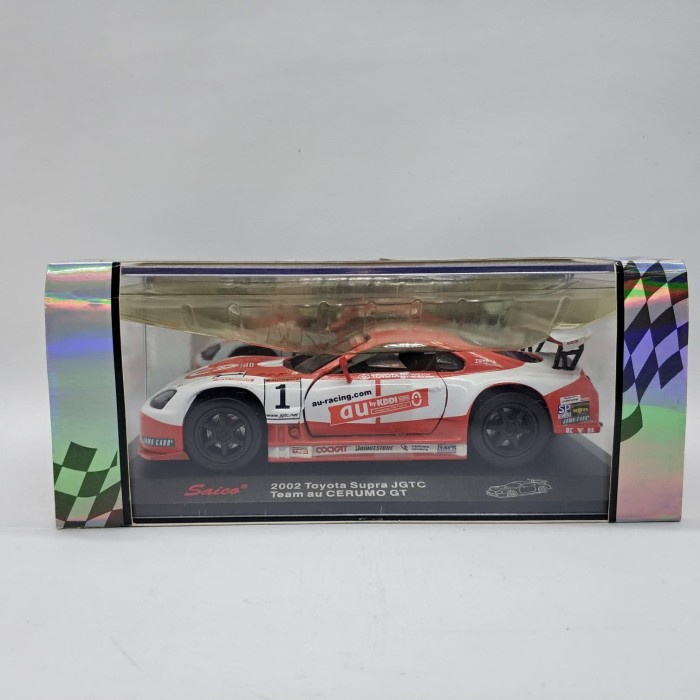 Diecast Saico Toyota JGTC Team au Cerumo GT 2002 murah meriah