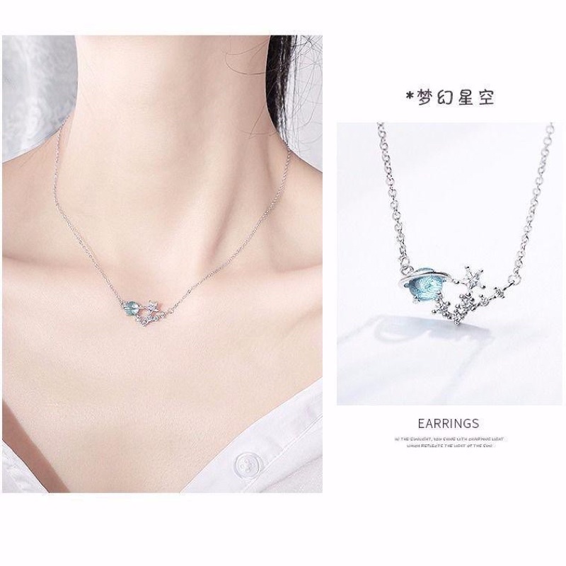 LMB KOREAN ANGKASA KALUNG BERMODEL BERLIAN IMPOR