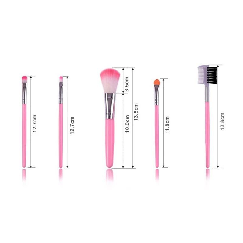 Make Up Brush H71 Set 5 in 1 Packingan Tas / Make Up Tools / Brush / Kosmetik Murah 5 Set