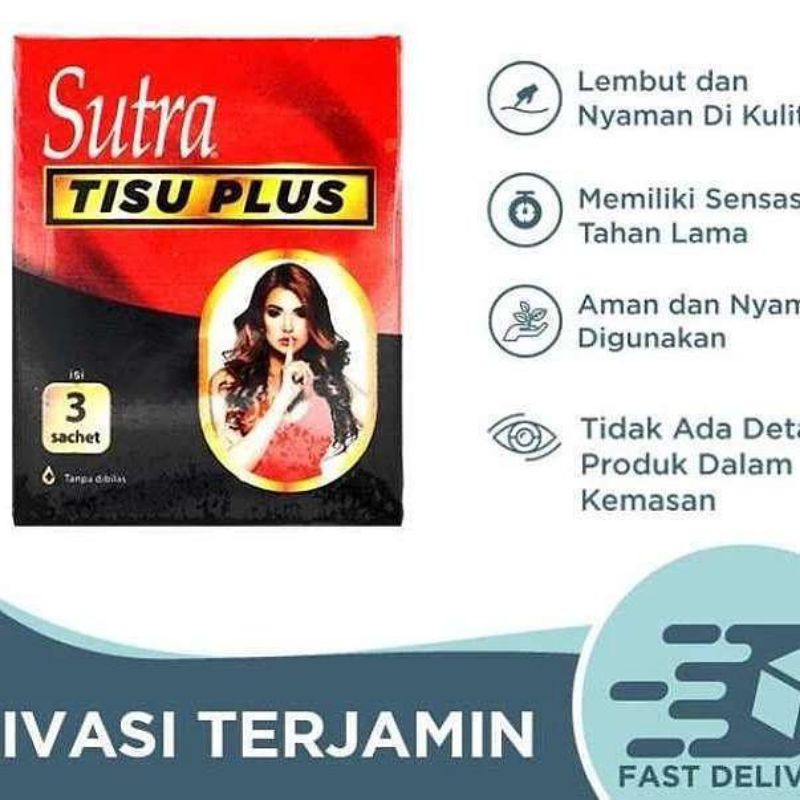 Sutra Tisu Plus Isi 3 Sachet - Super Magich Isi 6 sachet