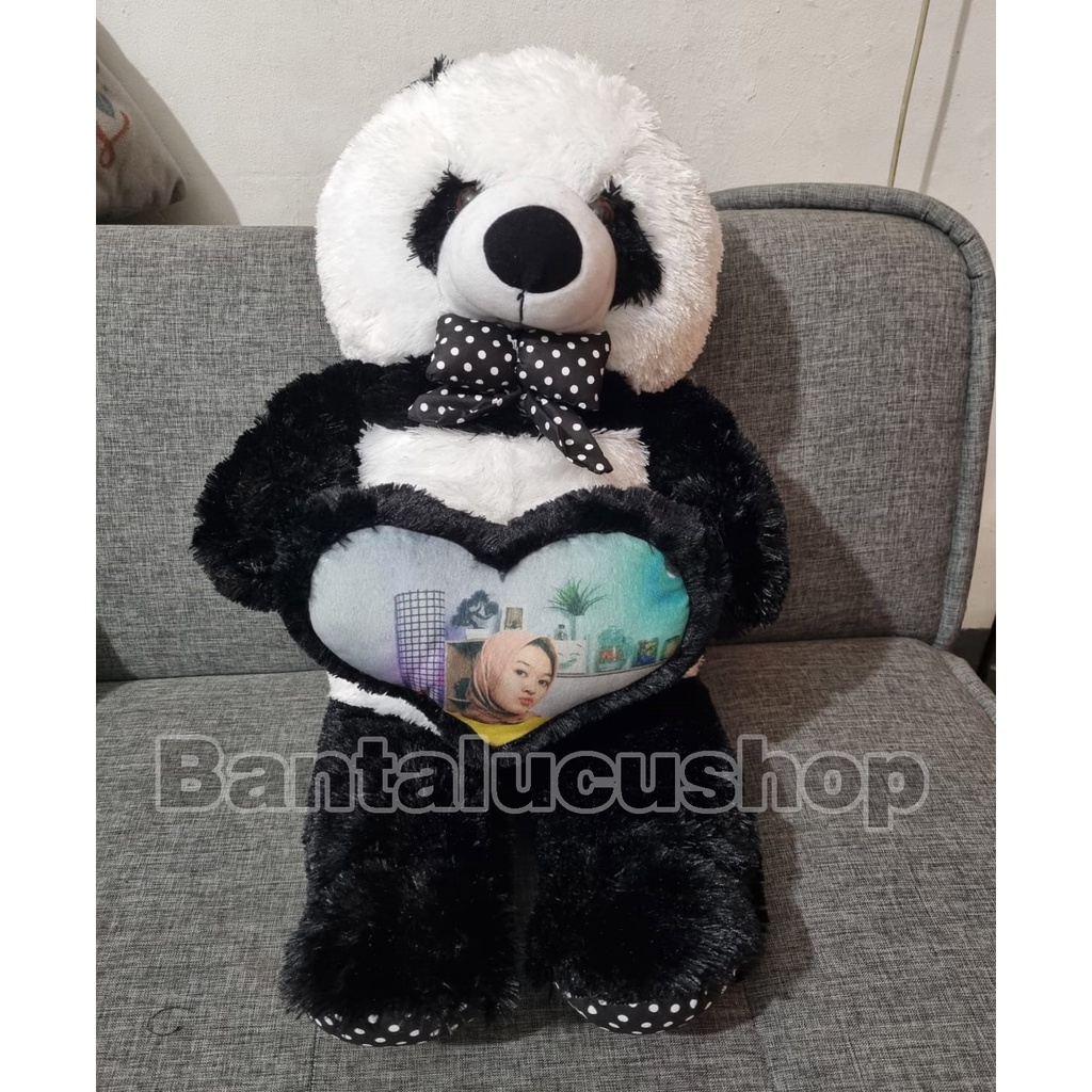 Boneka Panda Jumbo  Bisa Ukir Nama dan Foto Custom