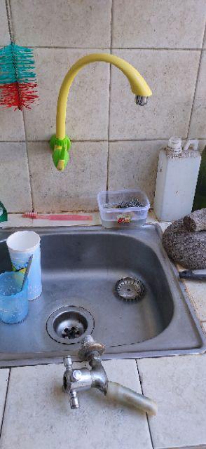 Kran Bak Cuci Piring Kran Angsa Pvc