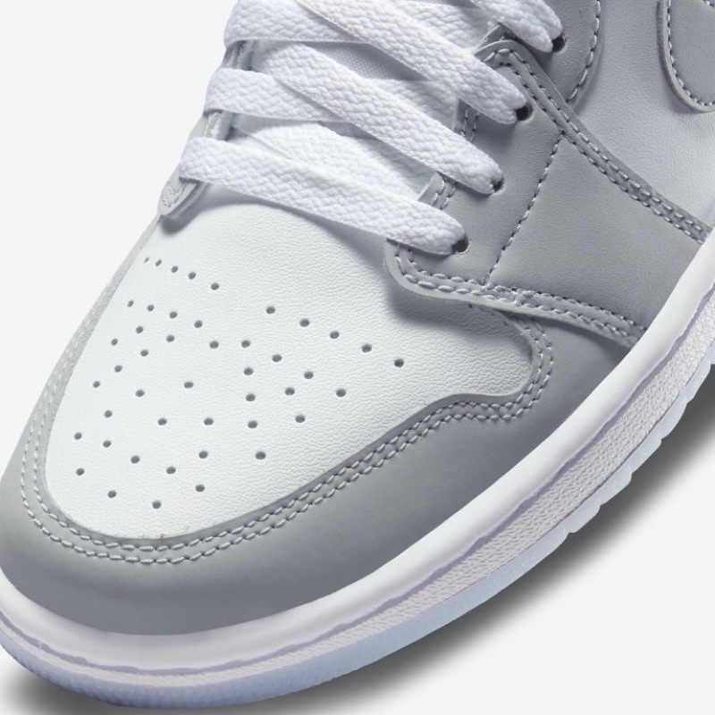 white aluminum wolf grey jordan 1