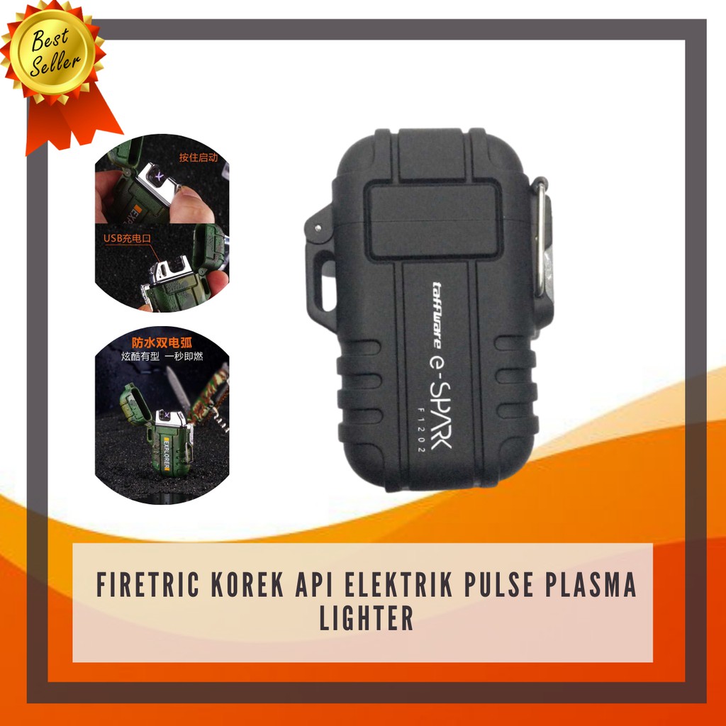 Korek Api Plasma / Korek Api Unik / Korek Api Listrik Korek Api Elektrik Plasma Recharge