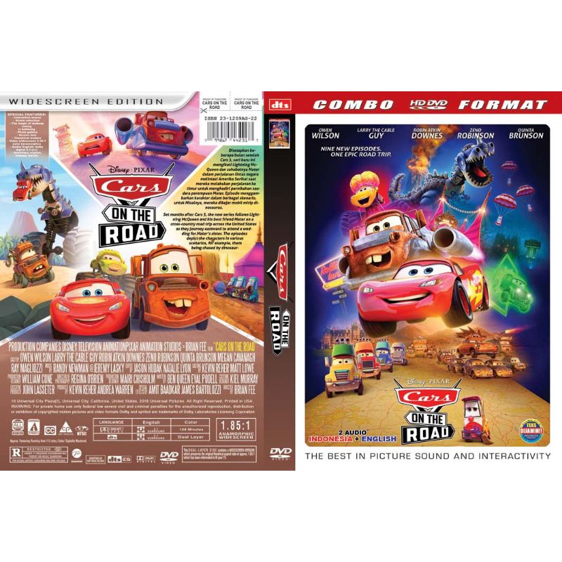Kaset movies kartun anak " Cars On The Road " 22