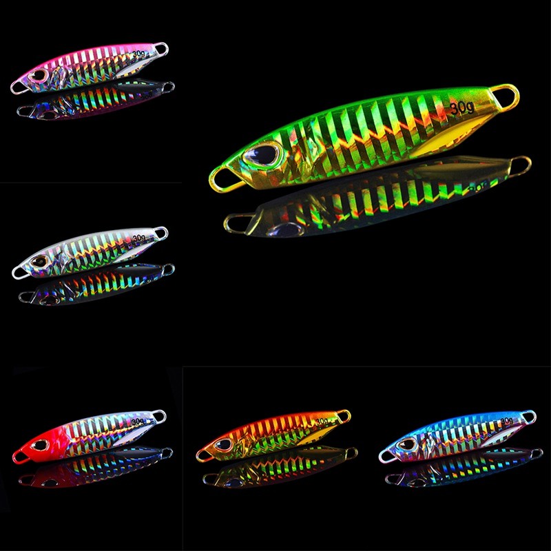 SYFishing 1Pcs Umpan Pancing Jig Metal Laser 3d Jepang Duo 15g/20g/30g/40g/50g Fishing Lure Ikan Bass Bait