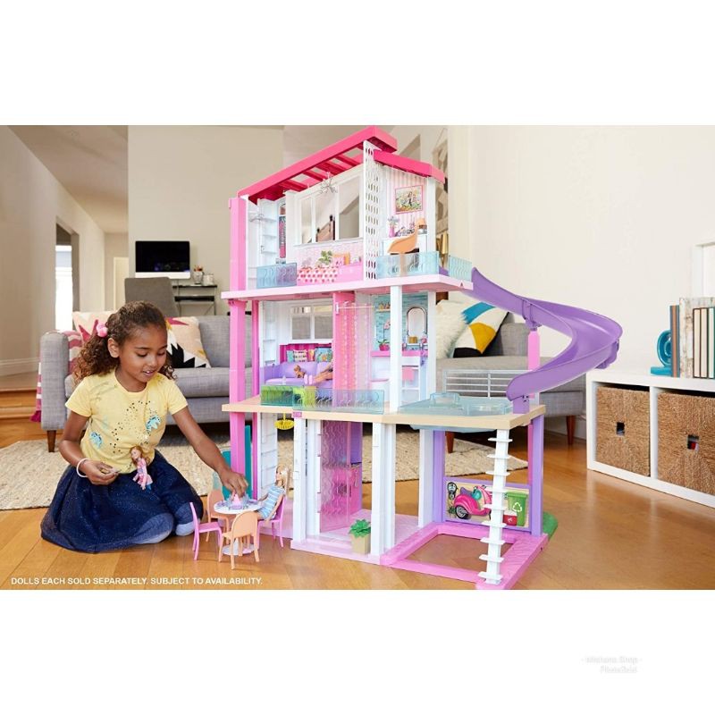 Jual Rumah Boneka Barbie Dream House 3 Lantai Dengan Akses Lift Kursi Roda - Mattel Dreamhouse Indonesia|Shopee Indonesia