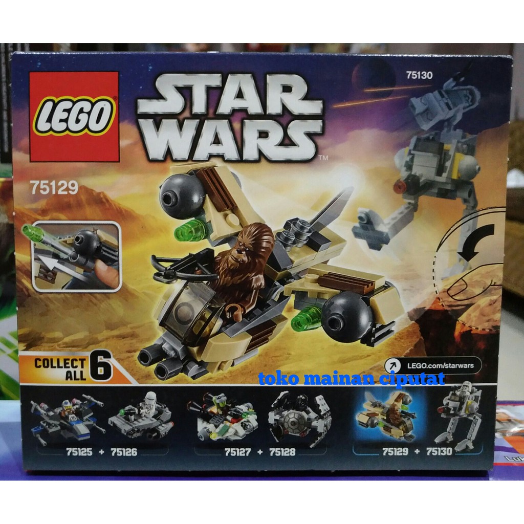 graatis Lego 75129 Star Wars - Microfighters: Wookiee Gunship Chewbacca