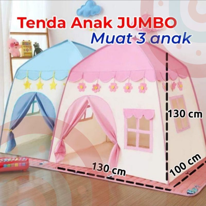 TENDA ANAK RUMAH PRINCESS / TENDA MAINAN ANAK RUMAH