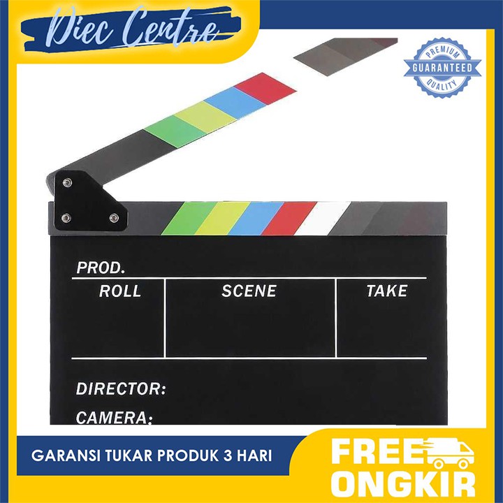 

Profesional Clapper Board Colorful Acrylic - TS-3EL Paling Murah