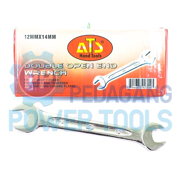 ATS KUNCI PAS 12 X 14 MM 12X14 DOUBLE OPEN END SPANNER WRENCH INGGRIS