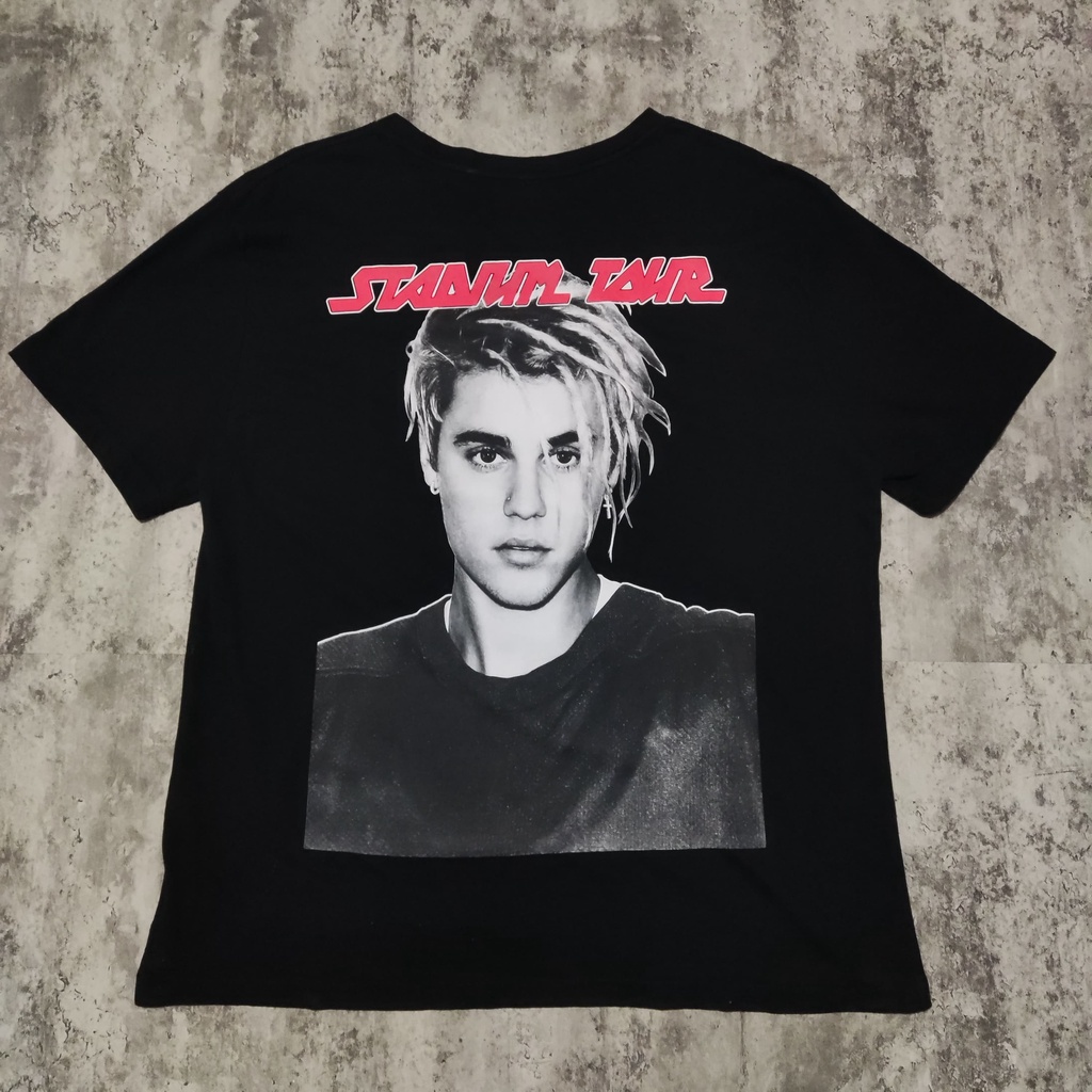 TSHIRT TEAM BIEBER STADIUM TOUR SECOND KBTK47