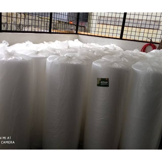 

Buble wrap putih tebal pakingan aman 125 cm x 50 meter MTAP