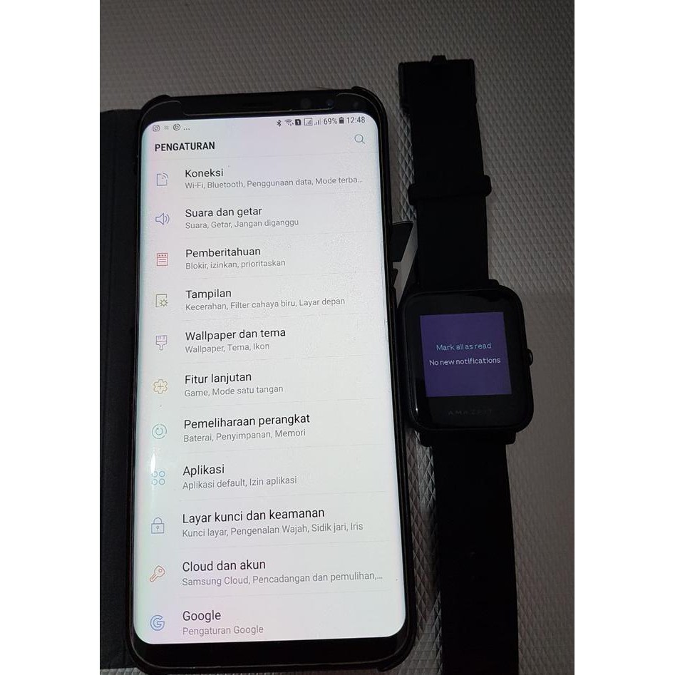 Zqi6 Smartwatch Xiaomi Amazfit 3 Bip Bit Pace Lite Gps International Versn - Hitam V8A6