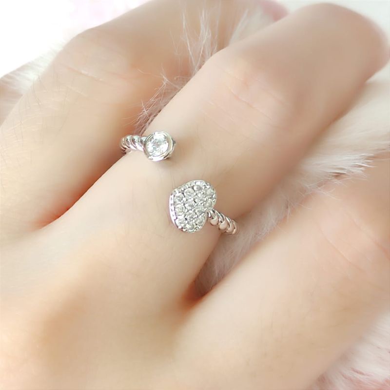 Cincin Xuping Putih Permata Wanita