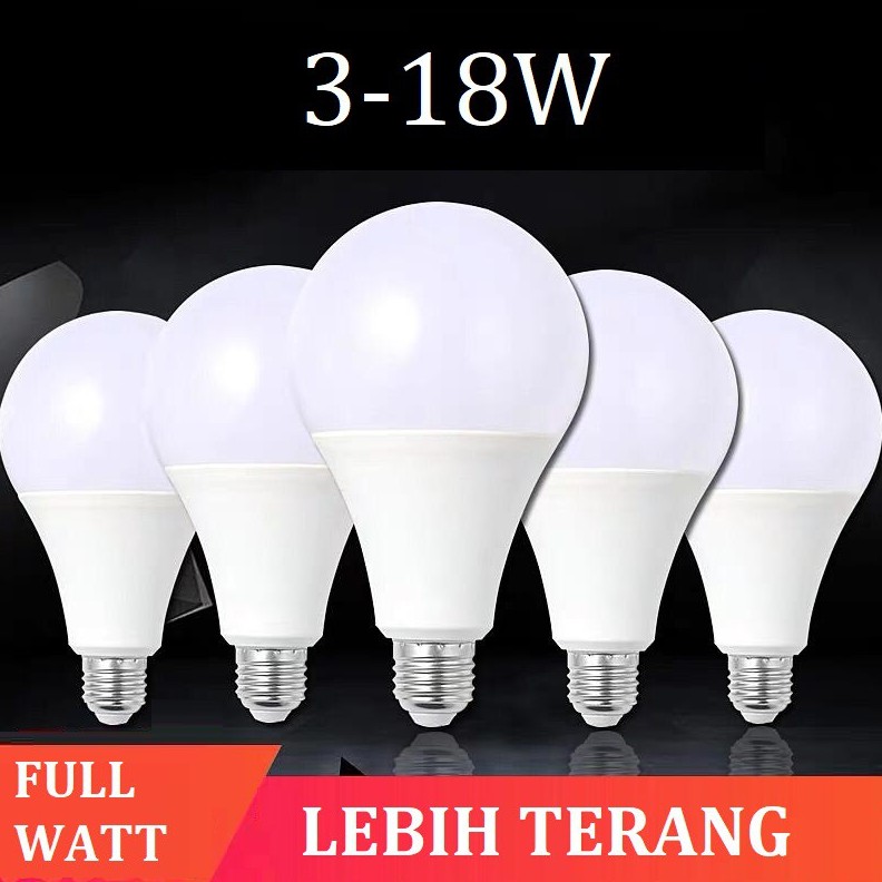 [WS] Lampu Led HEMAT DAYA LED 3/5/7/9/12/15 WATT /PENERANGAN RUMAH/ BOHLAM LED