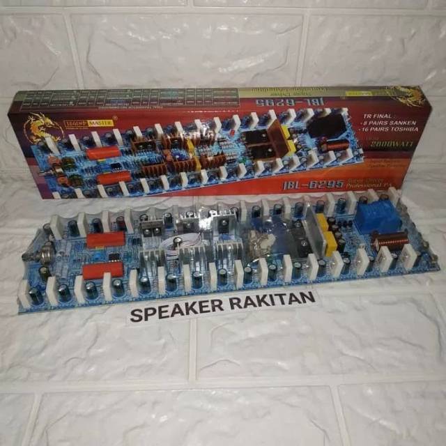 Kit professional power amplifier JBL-6295 min TR 1400-3200watt mono