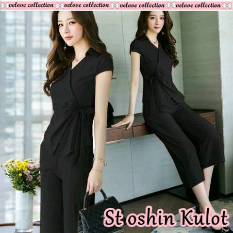 BAJU SETELAN WANITA MURAH KEKINIAN IMPORT KOREAN PREMIUM TERBARU / SETELAN KERJA WANITA KANTOR 36671