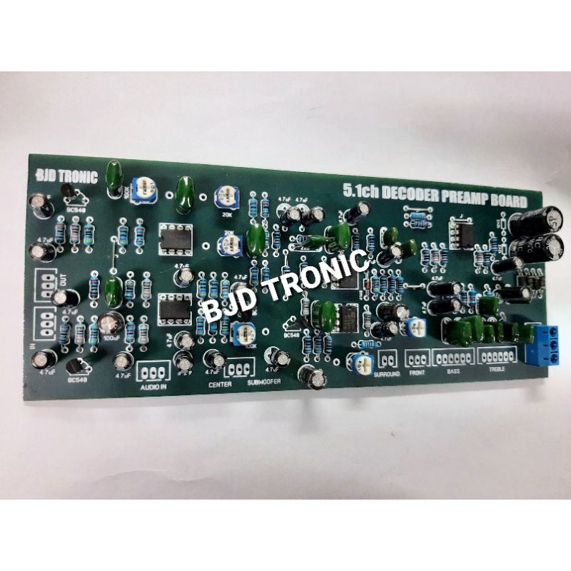Kit 5.1ch Prologic preamp board plus Bass Treble