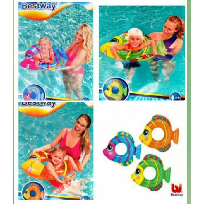 PELAMPUNG RENANG ANAK BENTUK IKAN BESTWAY/PELAMPUNG RENANG ANAK KARAKTER MURAH/PELAMPUNG DONAT