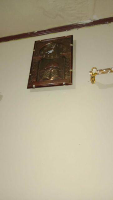 Cnc Shop Jam Dinding Muslim Kaligrafi Timbul Mewah Elegant