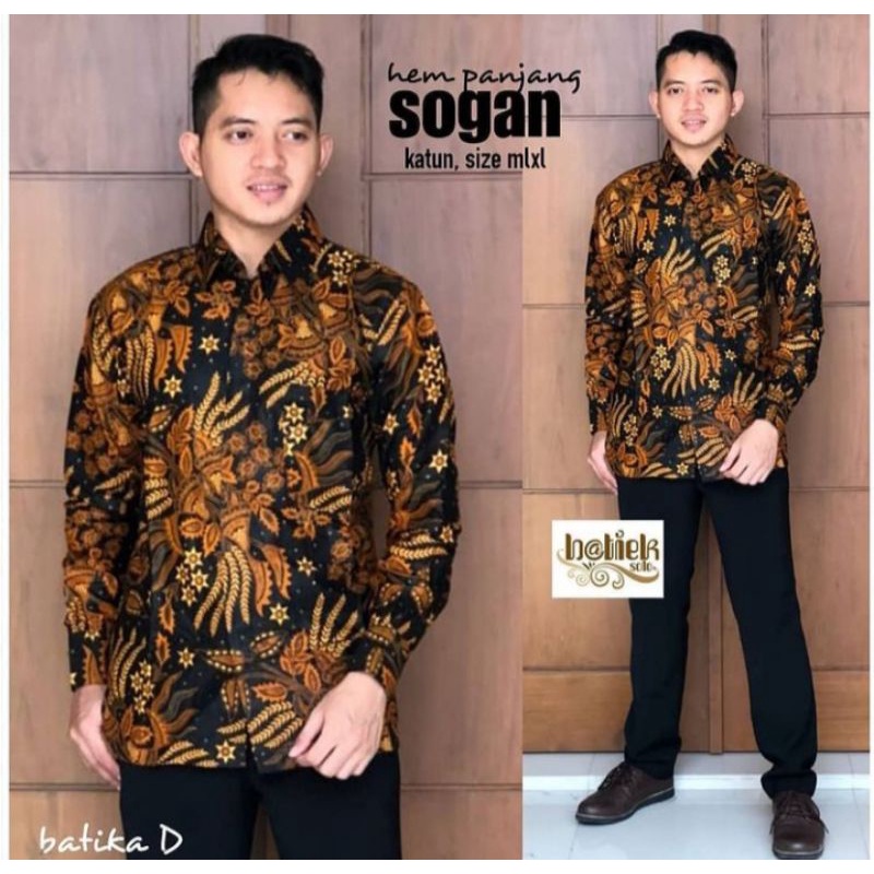 Kemeja Batik Lengan Panjang Kemeja Batik Pria Batik Cowok Batik Berkualitas Seragam Nikah Batik Kantor Batik Termurah Terlaris Batik Pesta Kemeja Pria