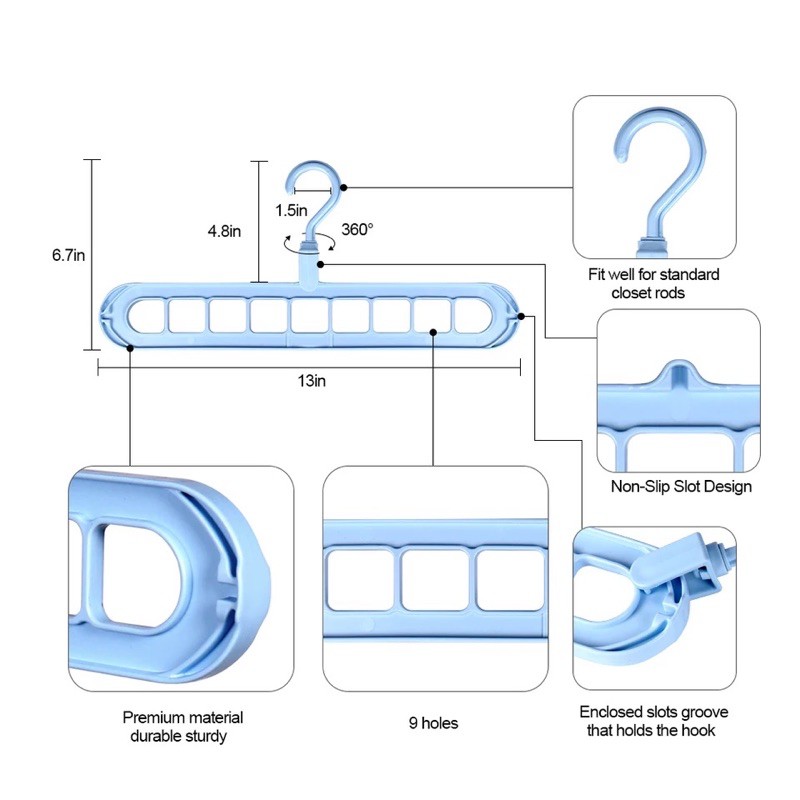 Magic hanger / multifungsional foldable hanger