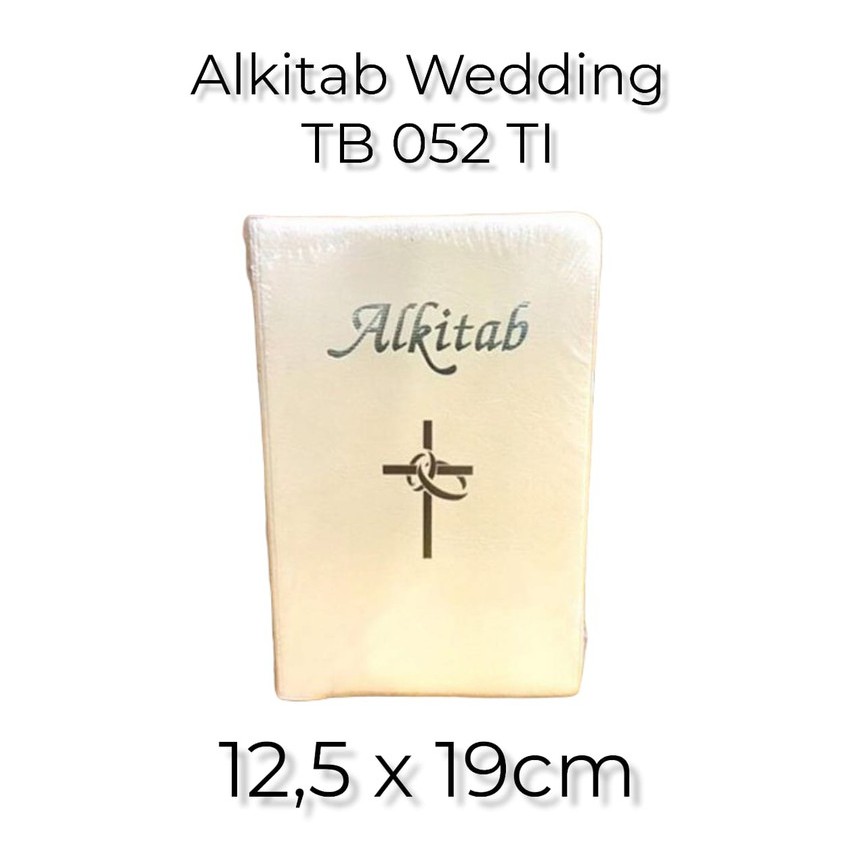 ALKITAB KRISTEN SEDANG WEDDING GOLD TB 052 TI LAI. Hadiah Kado Gift Souvenir Pemberkatan Pernikahan