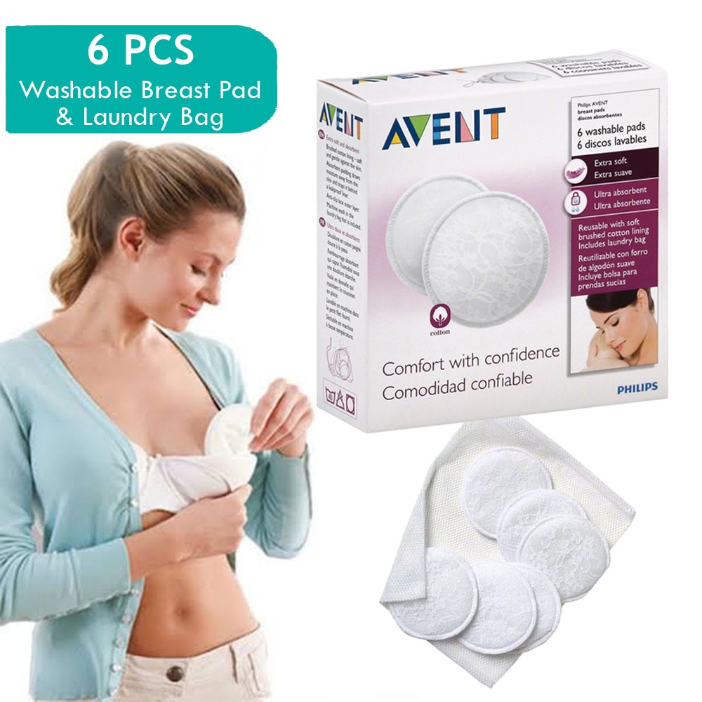 Avent Breastpad Washable isi 6