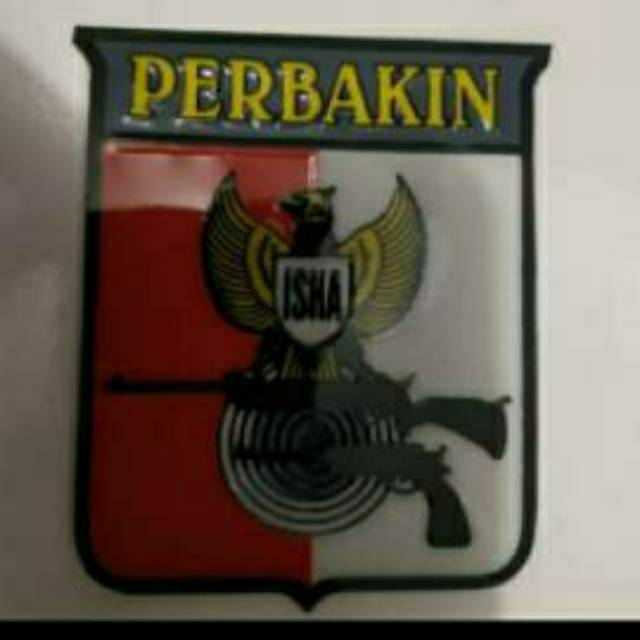 Stiker perbakin acc mobil motor tulisan timbul satuan