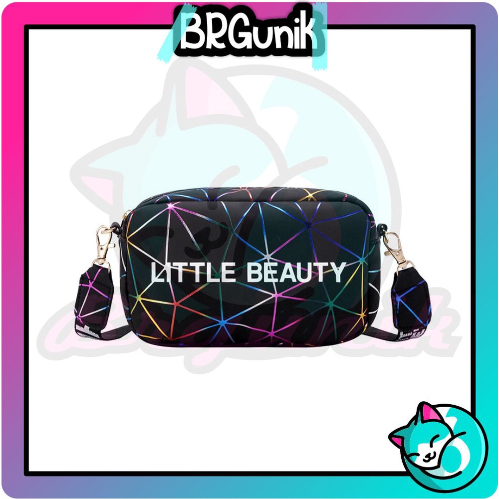 BRGUNIK  Tas Selempang Geometric Murah Fashion Little Beauty W157