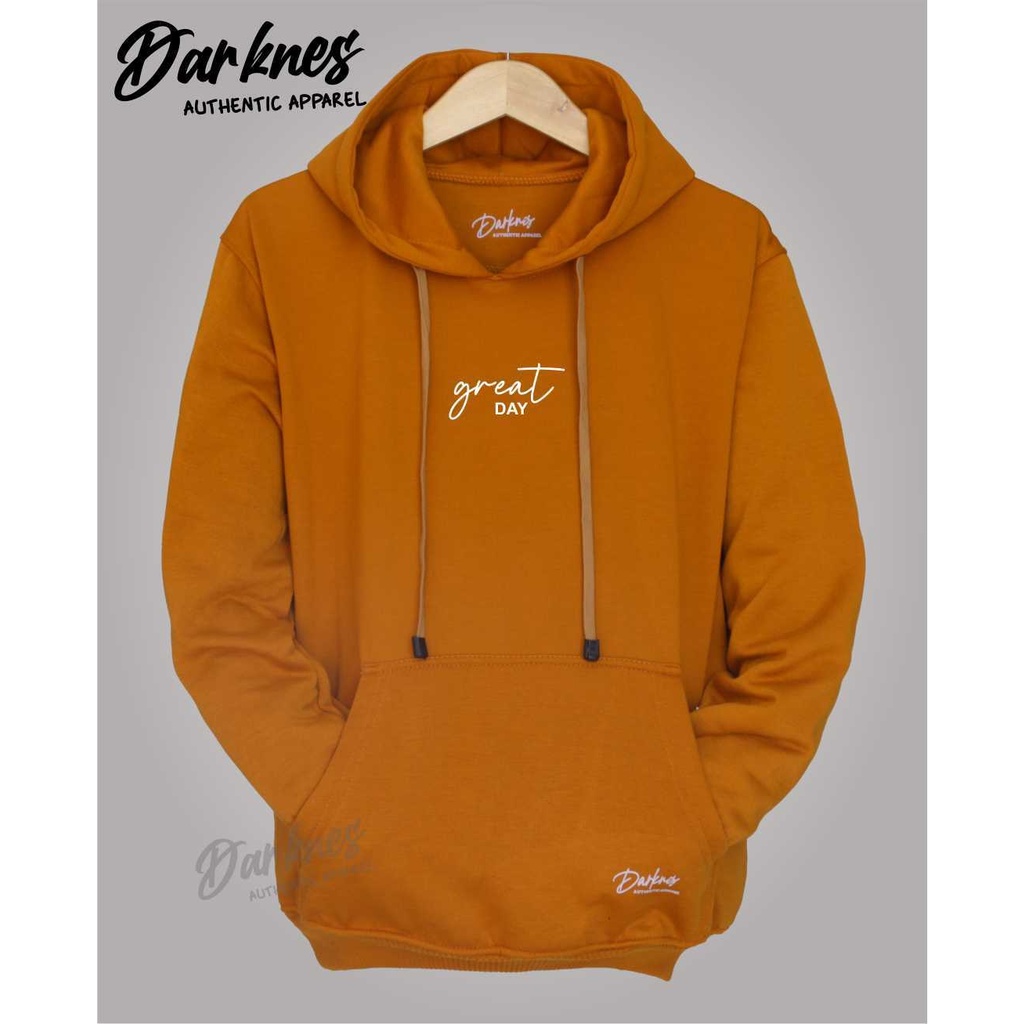 sweater distro cowok cewek Hight Quality Local  hodie laki laki Pullover terbaru sweter cowok original brand drakness tebal warna mustard jumper pria wanita hoddie polos cowok murah keren  premium hudie unisex promo bisa cod bayar ditempat