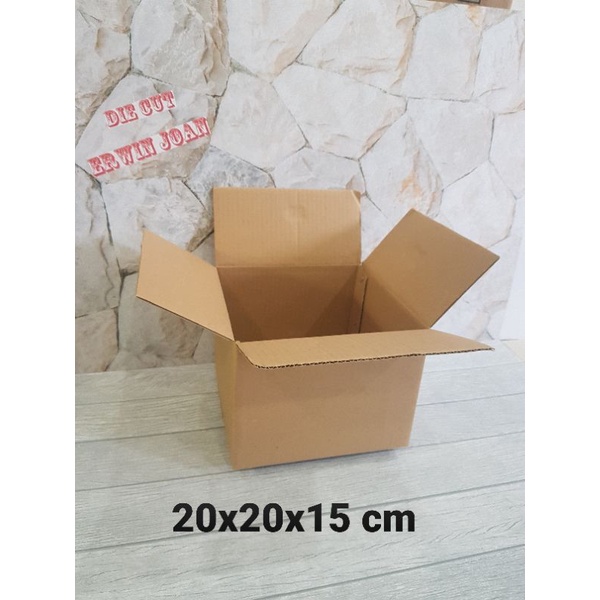 

Kardus / Box / uk. 20x20x15 cm / Karton Packing polos baru ST