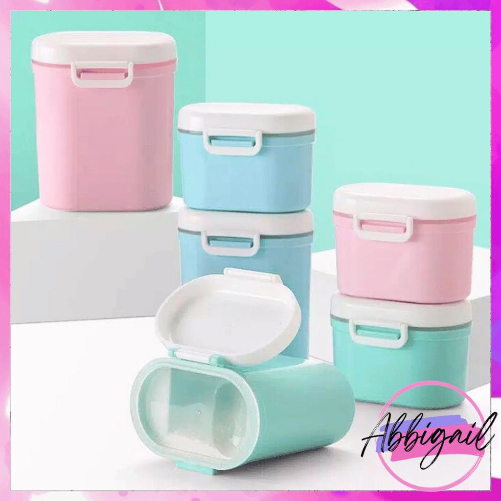 𝘈𝘉𝘎✰ Kotak Wadah Penyimpanan Susu &amp; Makanan Bayi Portable /  Tempat Susu Kotak Penyimpanan / storage box / tempat kue / box susu bubuk anak 1270