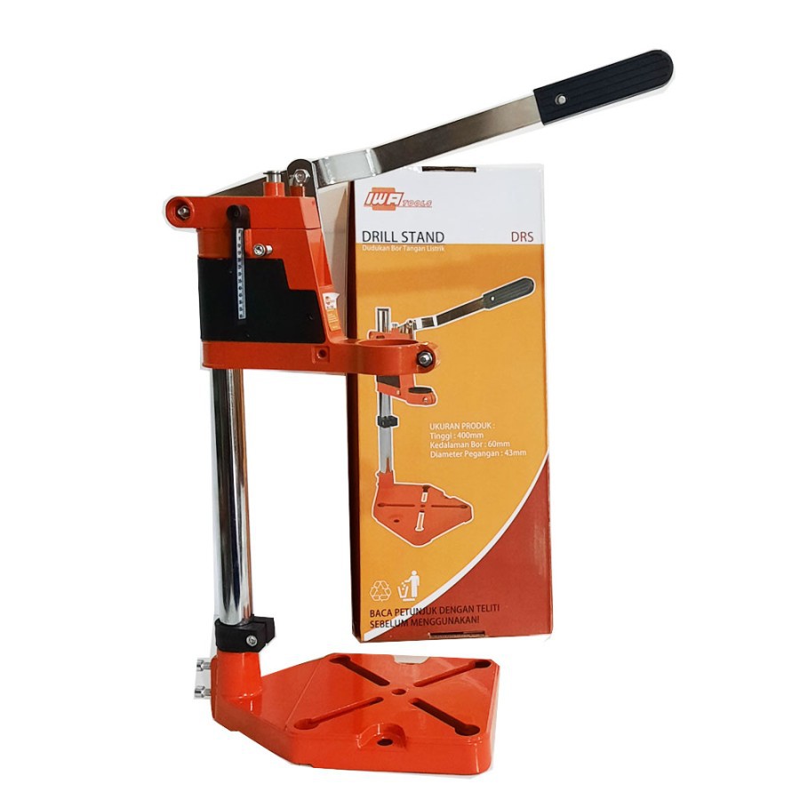 Paket Bor Ryu 10 Mm Bor Bolak Balik + Drill Stand Dudukan Bor