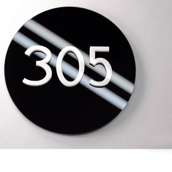 ✲ NOMOR KAMAR ACRYLIC BULAT / NOMOR KAMAR HOTEL KOST / ANGKA ACRYLIC ➫