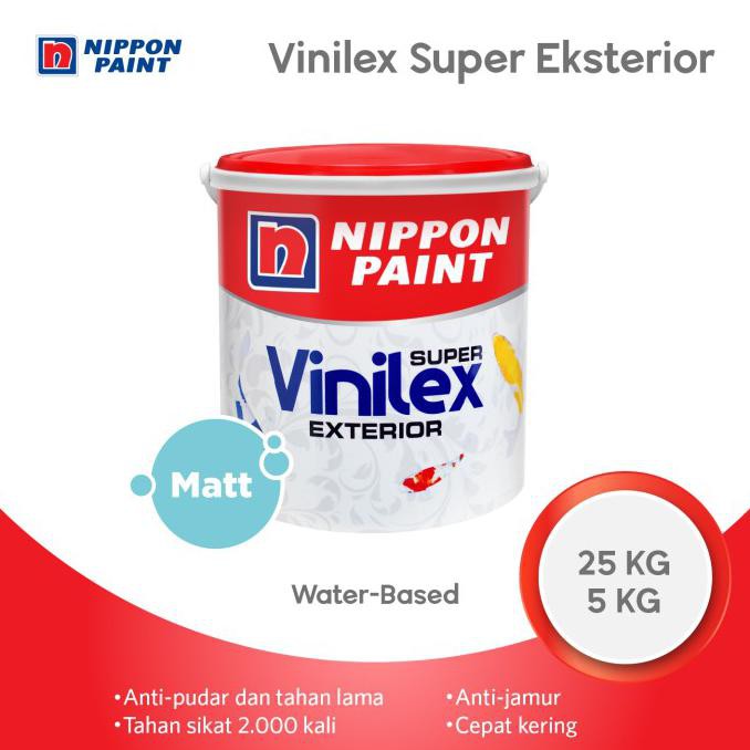 VINILEX SUPER EXTERIOR -5KG- CAT DINDING EKSTERIOR NIPPON PAINT