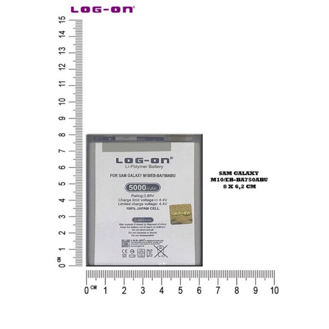 BATERAI BATRE SAMSUNG A10 A105 - M10 M105 - A7 2018 A750 - EB-BA750ABU LOG ON DOUBLE POWER BATRE
