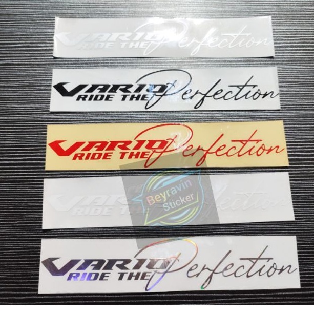 STICKER VARIO STICKER VARIO RIDE THE PERPECTION CUTTING