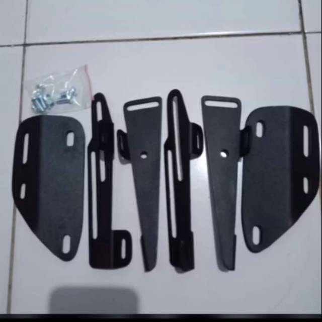 breket serpo nmax all new bahan tebal/naik turun windshiel buat pasang spion r25 dll