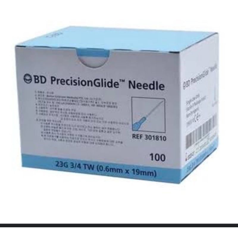 needle BD 23g / nedle 23g bd / jarum sterile bd