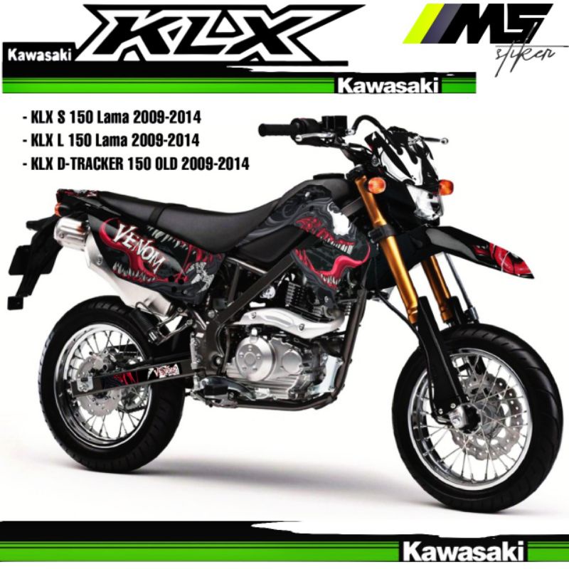Decal Sticker Striping Variasi Fullbody KLX 150 Lama 2009-2014 - Decal KLX L Lama - Decal KLX S Lama