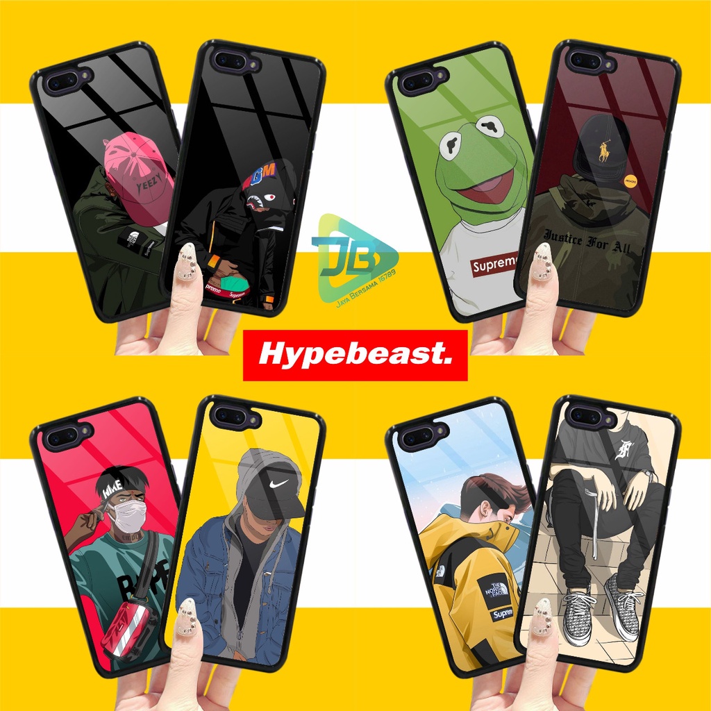 HARDCASE 2D GLOSSY HYPEBEAST OPPO VIVO XIAOMI SAMSUNG REALME IPHONE ALL TYPE JB4693