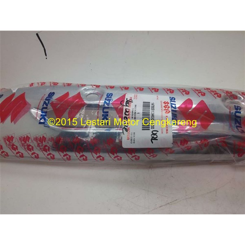 Tutup Knalpot Skywave 125 Original SGP Chrome