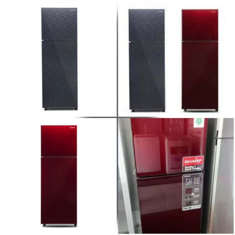 Kulkas Sharp SJ-246XG 2pintu lowwatt garansi5thn khusus cirebon